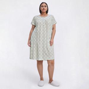 Plus Size Elizabeth & Nicole(R) Short Sleeve Waltz Nightgown